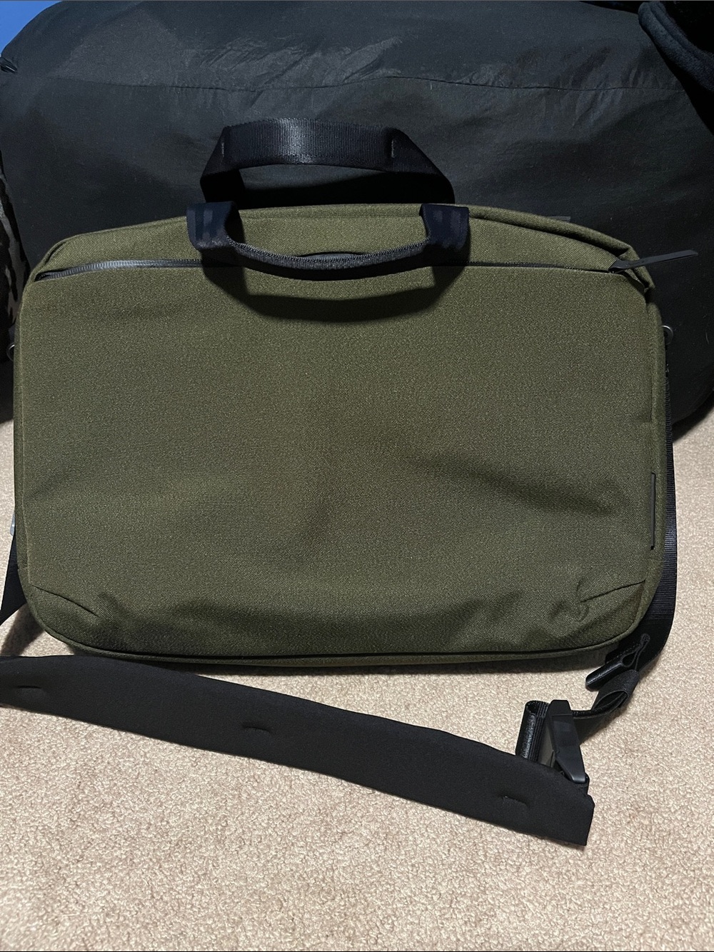 Men's Alpaka Elements Tech Brief Pro Olive Green Laptop Messenger Bag